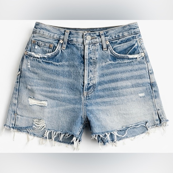 Agolde Pants - AGOLDE Dee Ultra High Rise Shorts (Ricochet wash)